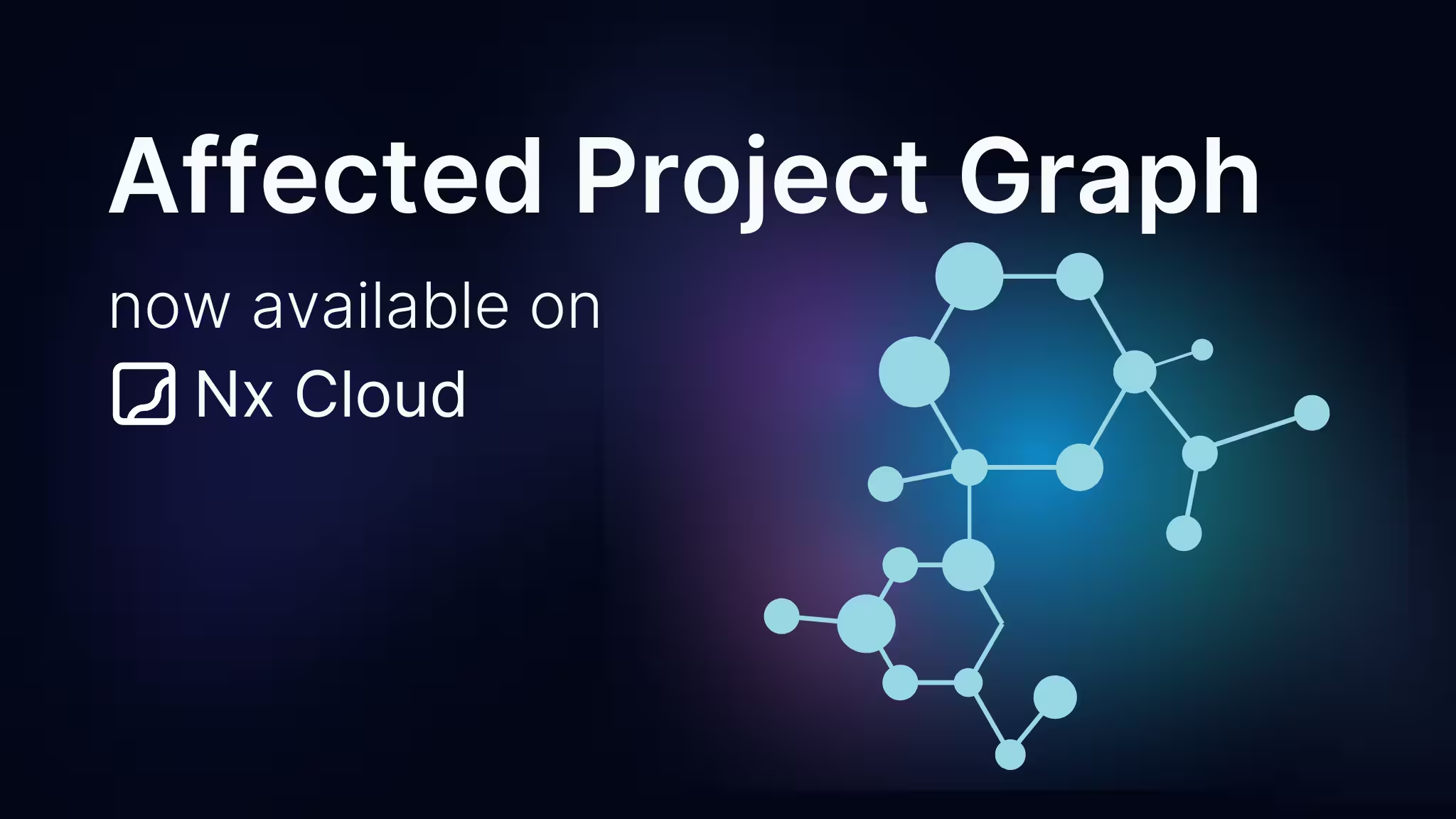 See your affected project graph in Nx Cloud